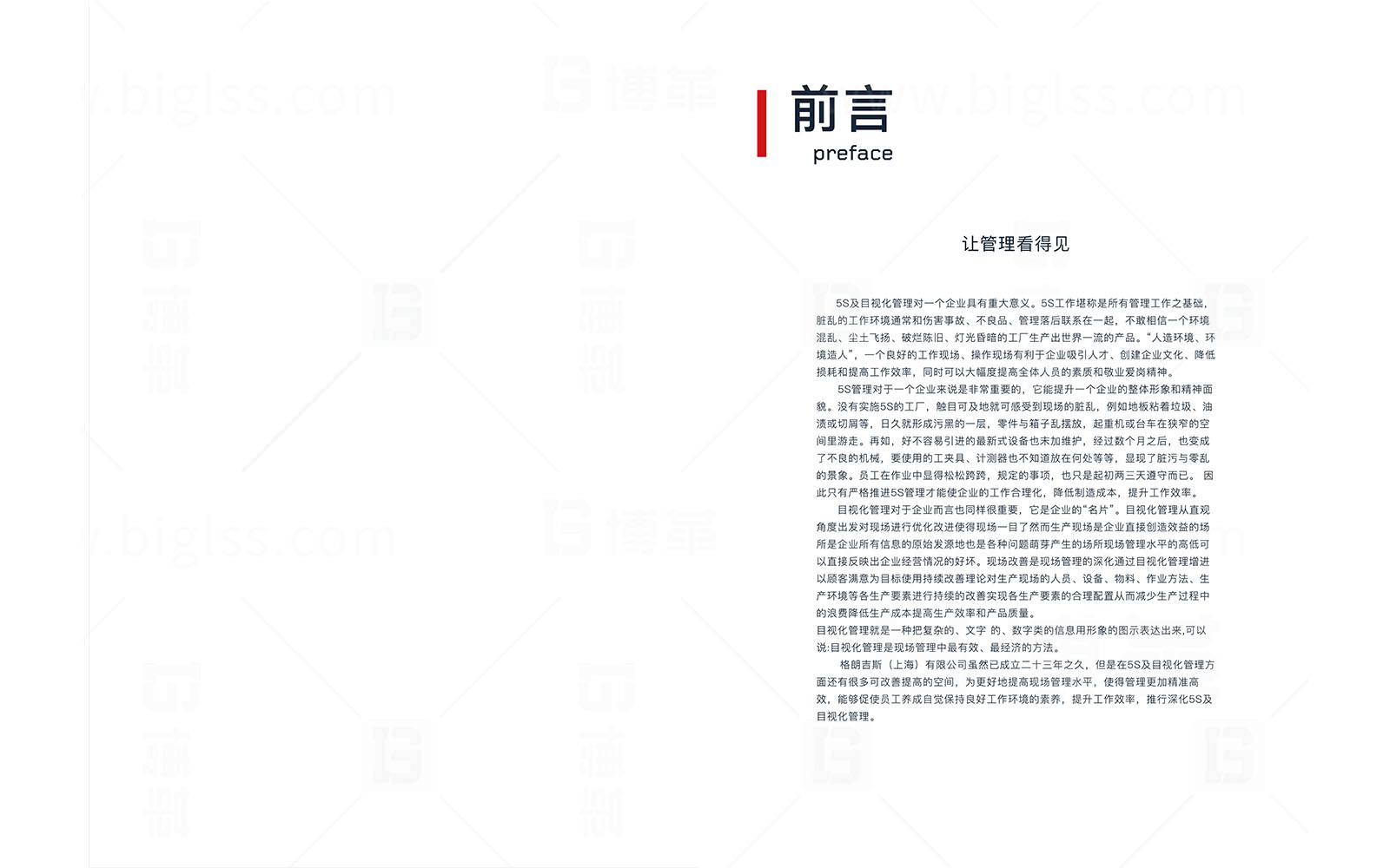 格朗吉斯 目視化設(shè)計 上海博革 博革咨詢 格朗吉斯目視化設(shè)計手冊