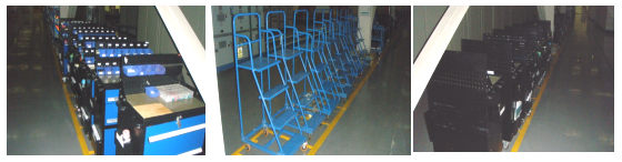 工具車(chē)編號(hào)定位擺放 工具車(chē)編號(hào)定位擺放